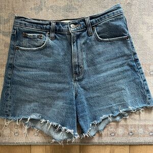 A&F High Rise Dad Shorts